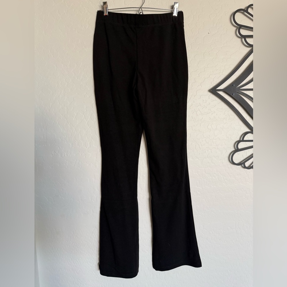 TRUTH By Republic Black Women's Stretch Flare Split-Hem Pants - NEW - Small - Picture 2 of 4